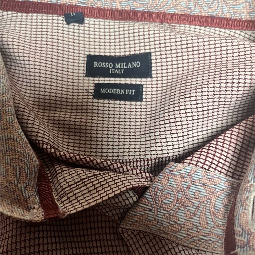 Rosso Milano Modern Fit Shirt from Italy !